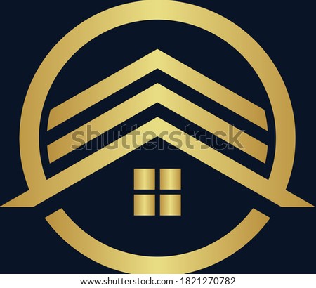 The logo of a house