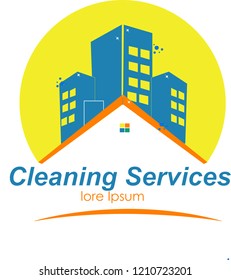 
Logo of house and building cleaning services