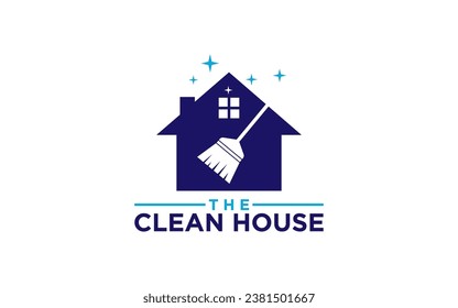 Logo House Cleaning Service company design template	
