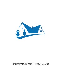 logo house design template vector