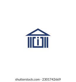 logo house icon design technology illustration