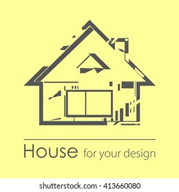 Logo House icon symbol vector