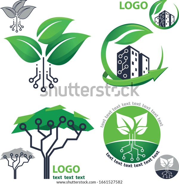logo house nature green\
leaf