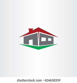 logo house real estate vector icon sign