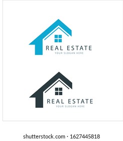 Logo House With Simple Design. Real Estate Logo.