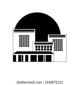 Logo. Houses, construction firm, business. Vector logo.