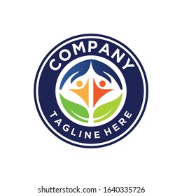 the logo of humanity and recycling
