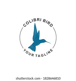 the logo of a hummingbird in flight and flapping its wings, reflecting freedom