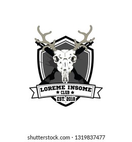 logo hunter deer