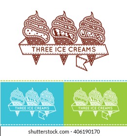 Logo for ice cream