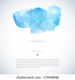 logo ice triangles geometric abstract water conceptual vector trendy scene with shape item logo ice triangles geometric abstract water straight star colourful conceptual background scene digital cloud