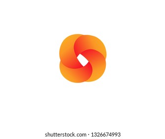 Logo icon abstract sign for dry cleaning and laundry