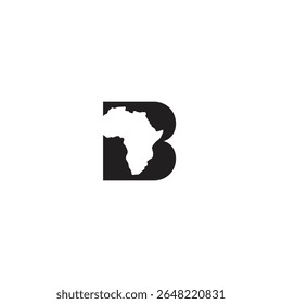 logo icon B illusion technology Vector