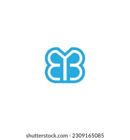 Logo-Symbol-B-Technologie-Vektorgrafik