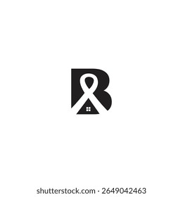 ícone de logotipo B elemento de ilusão de janela
