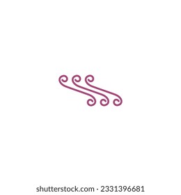 logo icon batik F design illustration vector
