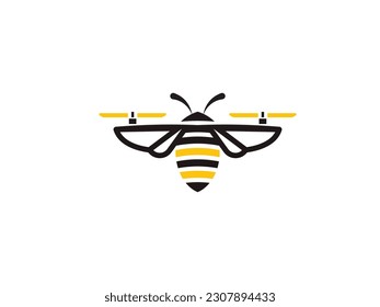 Logo Icon for Bee and Drone Photography Template and Editable