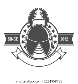 Logo or icon with beetles as the theme