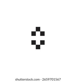 Vector de tecnología de signo de caja de bloque de icono de logotipo 2