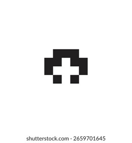 Logo-Symbol Block Feld Zeichen 1 Technologie-Vektor