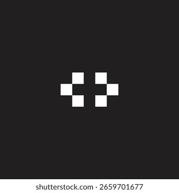 Vector de tecnología de signo de caja de bloque de icono de logotipo