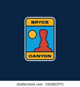 Logo e icono Bryce Canyon, Utah, Estados Unidos