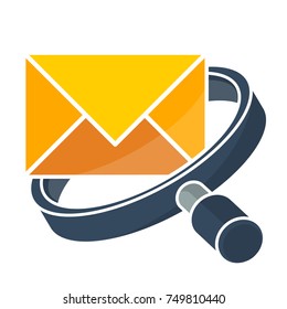 logo icon for business administration, mail management