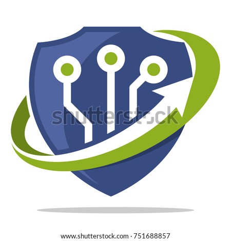 logo icon for business security system developer
