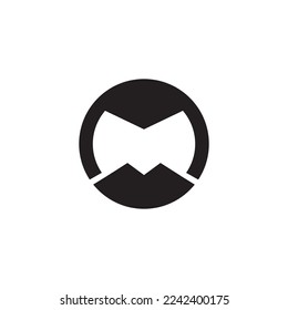 ilustración de correo de círculo de iconos de logotipo.