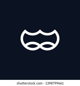 logo. icon combined geometric shape in creative way. fully free.