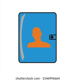 logo icon contact themes vector