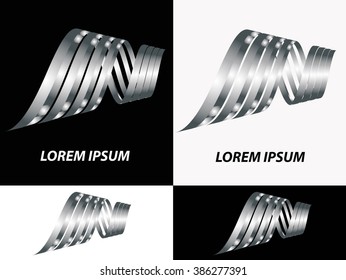 Logo icon design and Business cards set. Colorful symbol