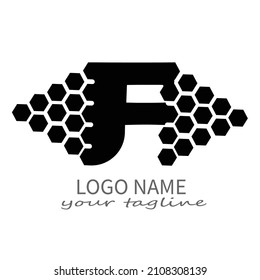logo and icon design concept with  a combination of colors and letters