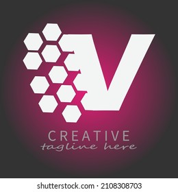 logo and icon design concept with  a combination of colors and letters