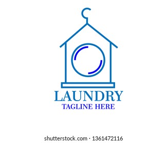 Logo and Icon Design Concepts for Laundry, Laundry Business and Related Projects