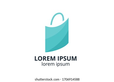 logo icon design of fashion bag silhouette template in creative shape isolate vector illustration use for any modern retail business, commerce, shop, website, store application.