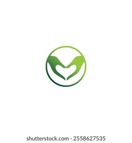 logo icon design hand element illusion technology