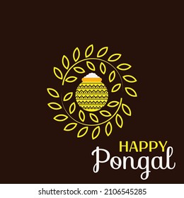 logo or icon design for Happy Pongal celebration