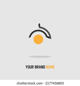 logo icon design hedgehog shape simple elegant elegant luxury trendy for pet shop eps 10