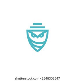 Logo Symbol Design Illusion Eule Technologie