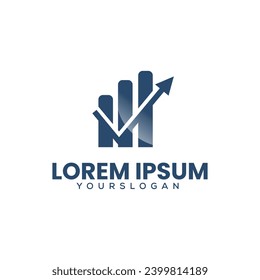 logo icon design Ilustration vector graphic of accaunting check finance marketing Business and financial idea logo concept template design