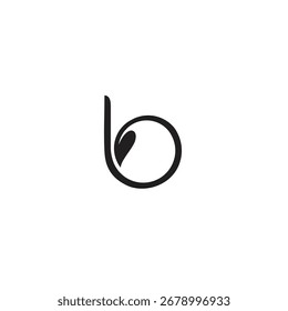 Logo Symbol Design Blatt B1 Technologie Vektor