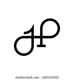 Logo icon design of letter h
