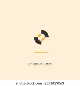 logo, icon design, letter, O, futuristic shape, robotic, animal and leaf, elegant marine and orange colors, simple, attractive for large companies eps 10