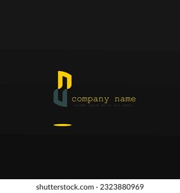 logo icon design letter S exclusive twin futuristic monogram ring shape blue and orange luxury simple elegant for company eps 10