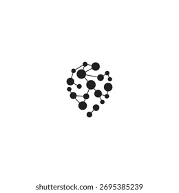 ícone do logotipo mensagem de design 1 ilusão de elemento