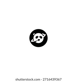 Icono de logotipo Diseño Panda Technology Illusion