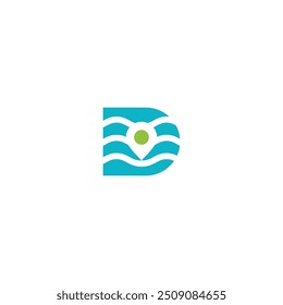 Logo-Symbol Design Stopp-Punkt, Vektortechnologie
