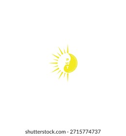 Icono de logotipo Diseño Sun Technology Illusion