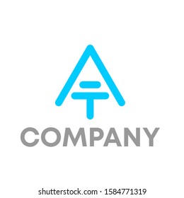 at logo icon design template sign